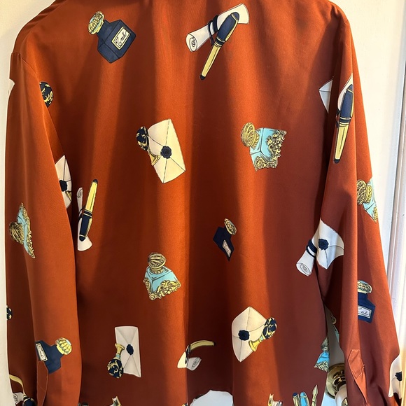 Vintage Serge printed dress shirt - Picture 3 of 5